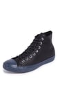 Converse All Star Black Leather Hi Top Trainers 157514C UK 7