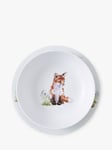 Wrendale Designs Baby Animals Kids' Melamine Plate & Bowl, Set of 2, Brown/Multi