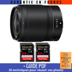 Nikon Z 35mm f/1.8 S + 2 SanDisk 64GB UHS-II 300 MB/s + Guide PDF ""20 TECHNIQUES POUR RÉUSSIR VOS PHOTOS