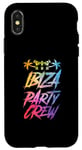 Coque pour iPhone X/XS Ibiza Party Crew | Coloré