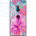 Sony Xperia XZ3 Transparent Mobilskal Blomsterbukett