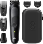 Braun All-In-One Style Kit 5, 6-in-1 Kit For Beard & Hair Cordless. New