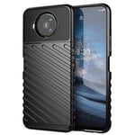 Haotian Case Compatible for Nokia 8.3 5G, Protection Slim TPU Anti-Shock Design, The Case Has a Non-slip Texture, Provides Good Protection for Treasured Phone. black