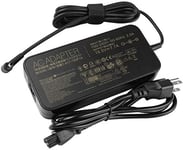 KK LTD fit for 19.5V 7.7A 150W AC Adapter Charger Replacement fit for ASUS A17-150P1A(CL:B) A18-150P1A ADP-150CH BC 0A001-00080600 0A001-00081200 0A001-00081700 0A001-00081900