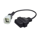 6-stifts till OBD 16-stifts adapter OBD2 feldiagnostikkabel kompatibel med KTM Duke RC 2011 - 2017 motorcyklar