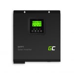 Green Cell - Solar Inverter Off Grid Inverter med MPPT Solar Charger 24VDC 230VAC 3000VA/3000W Pure Sine Wave