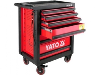 Yato YT-0902, Stål, Svart, Röd, 6 lådor, Teleskopskenor med kullager, 25 kg, 35 kg