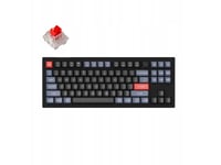 Keychron - V3 Qmk Custom Mechanical Keyboard - Klawiatura Mechaniczna Carbon Black Keychron K Pro Red Fully Assembled Knob