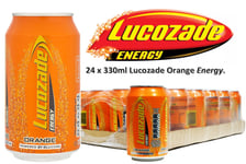 Lucozade Energy Orange Drink 330ml Pack of 24