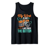 Camera Photographer Picture Photography Lover Tank Top