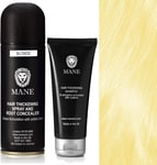 Mane Hair Thickening Spray 200 Ml Blonde and a Mane Hair Thickening Shampoo