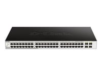 D-Link DGS 1210-52/ME - Commutateur - Géré - 48 x 10/100/1000 + 4 x Gigabit SFP - Montable sur rack