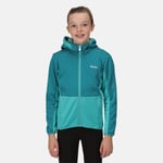 Regatta Kids' Highton Full Zip Fleece Enamel Turquoise, Size: 7-8 yrs