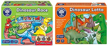 Orchard Toys Dinosaur Race Game & Dinosaur Lotto Game