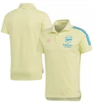 Brand New! Adidas Arsenal Kit Yellow Training Poloshirt Kids Size Uk 9-10 !!
