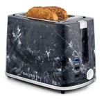 Salter Marble 2-Slice Toaster with Wide Slots, 7 Browning Levels 900W Black