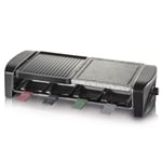 Severin - Raclette 1400W 8 Personer Svart