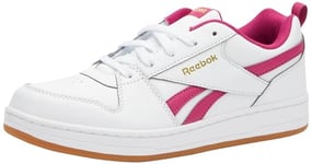 Reebok Royal Prime 2.0 Sneaker, White/Semi Proud Pink Rubber Gum-06, 12.5 UK