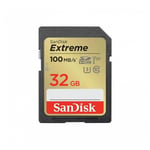 SanDisk 32GB Extreme PLUS 100MB/s UHS-I SDHC Memory Card Twin Pack