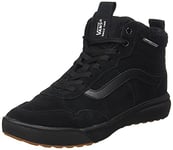 Vans Men's Range EXP Hi VansGuard Sneaker, (Suede) Black/Black, 10 UK