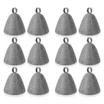 12 st bastufilthattar, badhattar, huvudskydd, absorberande bastumössa för bastu, dusch, bad, ångbad 12pcs
