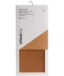 Pack de 4 feuilles Cricut Joy Smart Label 13,9 x 30,4 cm Marron kraft