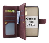 XL Standcase Lyxfodral Google Pixel 7a 5G (Vinröd)