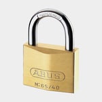 ABUS Hänglås 65/40KA, lika låsning, Ø6.5 mm, mässing, 4-pack