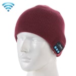 Bonnet Bluetooth Smartphones iOs Android Écouteurs Connecté Sans Fil Micro Rouge - YONIS