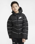 Nike Boys Synthetic-Fill Jacket - Age 12-13 (Large) - Black White CU9154 010