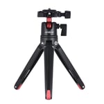 Andoer Mini Tripod Tabletop Tripod with 360° Ball Head and 1/4 Screw compatible with GoPro, DSLR Cameras, Projectors, Webcams, and Smartphone Mount Adapter