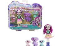 Mattel Enchantimals Dalmatinerfamilj Dessa Dalmatiner Docka + Figurer Gjx43 Hkn14