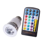 5w E27 Colorful Flashing Lamp Led Remote Control Lights Bulbs As The Picture