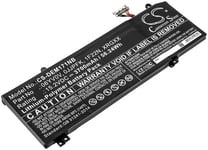 Batteri 06YV0V for Dell, 15.2V, 3700 mAh