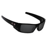 Hawkry SaltWater Proof Stealth Black Replacement Lenses for-Oakley Gascan