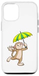 iPhone 13 Pro Monkey Circus Umbrella Case