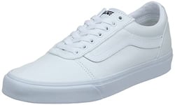 Vans Homme Ward Sneaker Basse, (Canvas) White/White, 46 EU