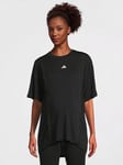 adidas Womens Train Essentials Maternity T-shirt - Black, Black, Size M, Women