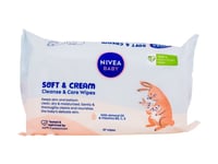 Nivea - Baby Soft & Cream Cleanse & Care Wipes - For Kids, 57 pc