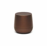 Lexon Mini Enceinte Bluetooth Portable MINO+, Micro Mains-Libre et déclencheur Selfie, Rechargeable sans Fil pour PC et Smartphone - Bronze