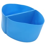 (Blue)6 QT Silicone Slow Cooker Liner Proof Easy To Clean Slow Cooker Divider