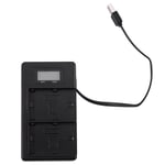 Lp-E6 Battery Charger Lcd Dual Charger For 5Ds R 5D Mark Ii 5D Mark IiiH4U3