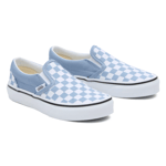 Vans Junior Slip-On Checkerboard Dusty Blue (27 (Us 10,5))