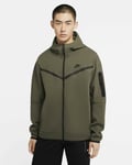 Nike Sportswear Tech Fleece Windrunner Hoodie Sz M Twilight Marsh/Black