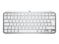 Non communiqué Logitech MX Keys Mini for Mac - Clavier rétroéclairé Bluetooth QWERTY Espagnol gris pâle pour Apple 10.2-inch iPad; 10.5-inch iPad Air; 10.9-inch iPhone 11, 12, 13, SE