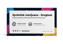 Drogtest för privat bruk - Enkelt att använda och CE-märkt (Synthetic Marijuana)
