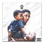 Chtshjdtb Youngboy Rap Music Cover Never Broke Again Ain't Too Long Art Posters and Prints Canvas Painting Home Decor -24X24 Inch No Frame 1 Pcs