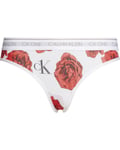 Calvin Klein Thong - CK One W Charming Roses/American Dreams (Storlek XS)