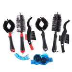 1set Bike Chain Cleaner Brushes Mountain Wash Tool Set Bicy D:black 3pcs