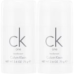 Calvin Klein CK One Deodorant Stick Unisex Duo 2x75 g